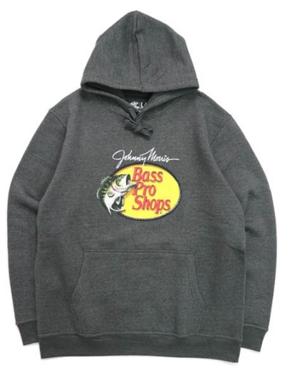 画像1: BASS PRO SHOPS BPS LOGO HOODIE CHARCOAL HEATHER