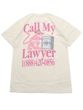 MARKET PINK PANTHER CALL MY LAWYER TEE ECRU