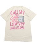 【SALE】MARKET PINK PANTHER CALL MY LAWYER TEE ECRU