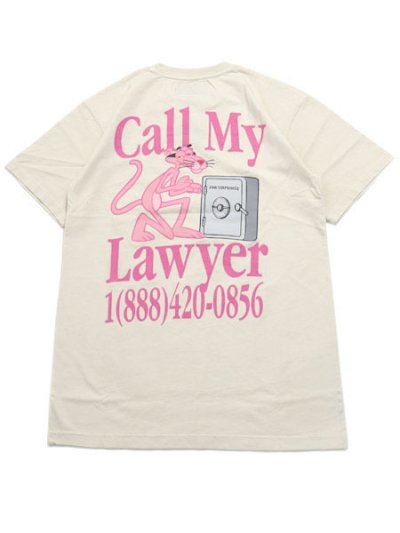画像1: 【SALE】MARKET PINK PANTHER CALL MY LAWYER TEE ECRU