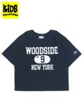 【KIDS】CHAMPION KIDS RW US COTTON TEE WOODSIDE-NAVY