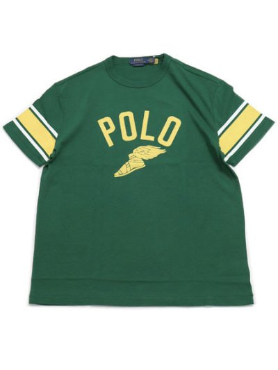 画像1: 【送料無料】POLO RALPH LAUREN CLASSIC FIT POLO WING FOOTBALL TEE