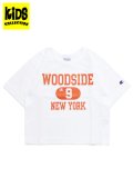 【KIDS】CHAMPION KIDS RW US COTTON TEE WOODSIDE-WHITE