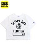 【SALE】【KIDS】CHAMPION KIDS RW US COTTON TEE TAMPA BAY-WHITE