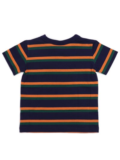 画像2: 【SALE】【KIDS】CHAMPION KIDS US COTTON BORDER S/S TEE-NAVY