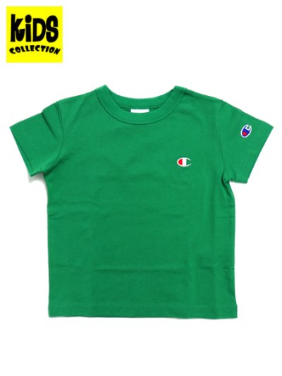 画像1: 【KIDS】CHAMPION KIDS US COTTON S/S TEE-KELLY GREEN