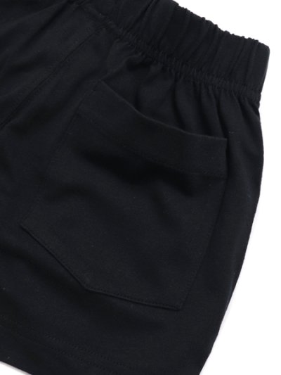 画像4: 【KIDS】CHAMPION KIDS US COTTON SHORTS-BLACK