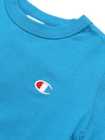 画像3: 【KIDS】CHAMPION KIDS US COTTON S/S TEE-AQUA BLUE