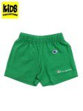 【KIDS】CHAMPION KIDS US COTTON SHORTS-KELLY GREEN