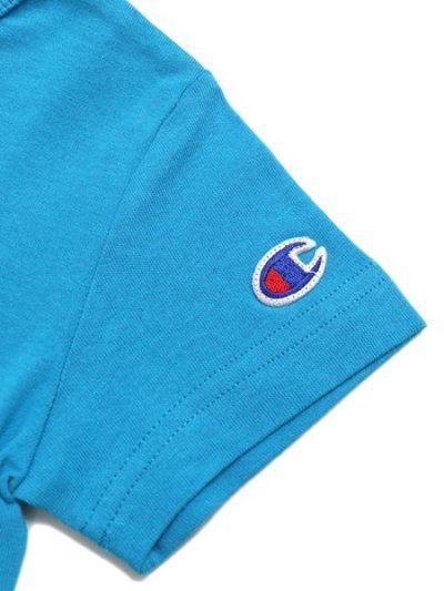 画像4: 【KIDS】CHAMPION KIDS US COTTON S/S TEE-AQUA BLUE