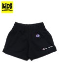 【KIDS】CHAMPION KIDS US COTTON SHORTS-BLACK