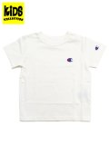 【KIDS】CHAMPION KIDS US COTTON S/S TEE-OFF WHITE