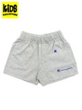 【KIDS】CHAMPION KIDS US COTTON SHORTS-OXFORD GREY