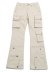 画像1: 【送料無料】EPTM. CLEAN POCKET FLARE PANT CREAM (1)