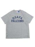 CHAMPION RW 9.4oz JERSEY TEE USAFA-OXFORD GRY/NVY