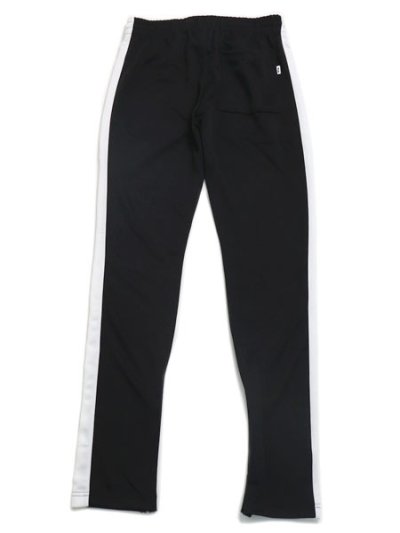 画像2: EPTM. LONG DRAWSTRING TRACK PANT BLACK/WHITE