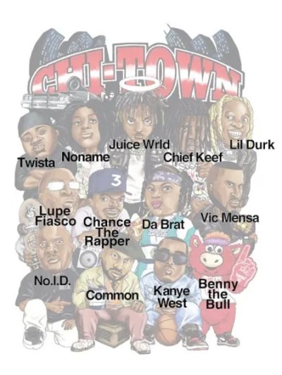 画像4: 【SALE】Rap Attack FUCKIN' JAY CHI-TOWN TEE WHITE
