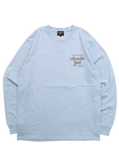 画像2: 【SALE】ACAPULCO GOLD 6.5oz RELAXED PARTY BEAR LS TEE STONE BL