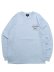 画像2: 【SALE】ACAPULCO GOLD 6.5oz RELAXED PARTY BEAR LS TEE STONE BL (2)