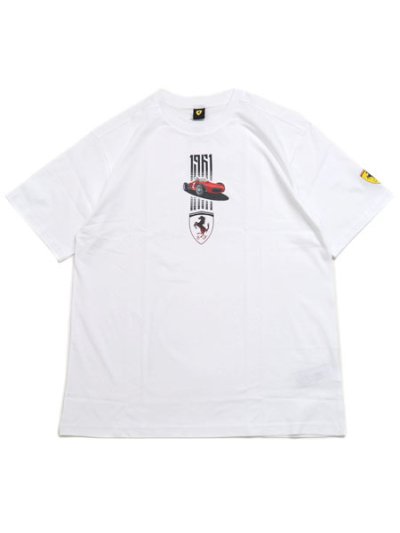 画像1: PUMA SCUDERIA FERRARI VINTAGE TEE-PUMA WHITE