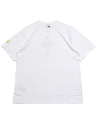画像2: 【SALE】PUMA SCUDERIA FERRARI VINTAGE TEE-PUMA WHITE