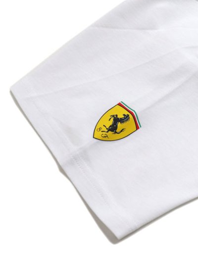画像4: 【SALE】PUMA SCUDERIA FERRARI VINTAGE TEE-PUMA WHITE