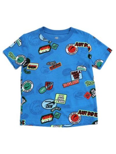 画像2: 【SALE】【KIDS】NIKE KIDS NSW AOP FT SHORT SET-BLACK