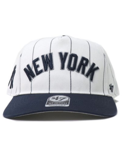 画像2: 47BRAND YANKEES DOUBLE HEADER PINSTRIPE HITCH