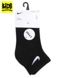 【KIDS】NIKE YTH NIKE BACIS PACK ANKLE 3PK-BLACK