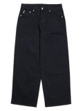 【送料無料】PRO CLUB HW BAGGY FIT DENIM PANT BLACK