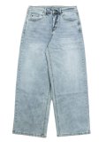 【送料無料】PRO CLUB HW BAGGY FIT DENIM PANT LT STONEWASH