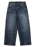 【送料無料】PRO CLUB HW BAGGY FIT DENIM PANT DK STONEWASH