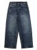 画像1: 【送料無料】PRO CLUB HW BAGGY FIT DENIM PANT DK STONEWASH (1)