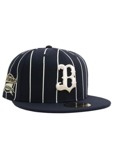 画像1: 【SALE】NEW ERA 59FIFTY ORIX BUFFALOES PINSTRIPE NAVY