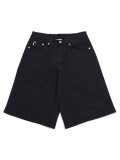 【送料無料】PRO CLUB HW BAGGY FIT DENIM SHORT BLACK