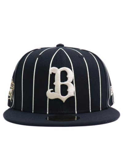 画像2: 【SALE】NEW ERA 59FIFTY ORIX BUFFALOES PINSTRIPE NAVY
