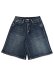 画像1: 【送料無料】PRO CLUB HW BAGGY FIT DENIM SHORT DK STONEWASH (1)