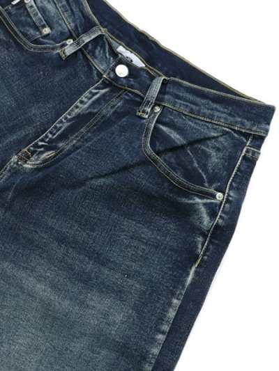 画像3: 【送料無料】PRO CLUB HW BAGGY FIT DENIM SHORT DK STONEWASH