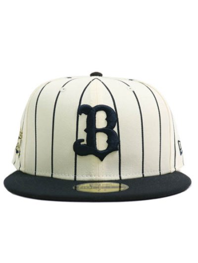 画像2: 【SALE】NEW ERA 59FIFTY ORIX BUFFALOES PINSTRIPE CHROME