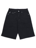 【送料無料】PRO CLUB HW RELAXED FIT DENIM SHORT BLACK