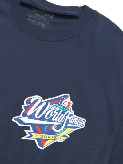 画像3: 【SALE】COOKIES CLOTHING WORLD FAMOUS TEE NAVY