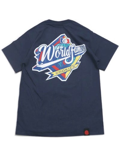 画像1: COOKIES CLOTHING WORLD FAMOUS TEE NAVY