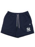 NEW ERA HEAVYWEIGHT COTTON SHORTS YANKEES NV/WH