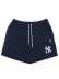 画像1: 【SALE】NEW ERA HEAVYWEIGHT COTTON SHORTS YANKEES NV/WH (1)