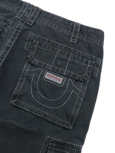 画像6: 【SALE】【送料無料】TRUE RELIGION BIG T CARGO SHORTS JET BLACK