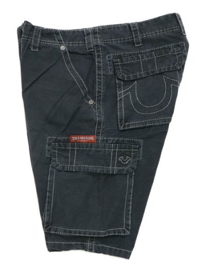 画像3: 【SALE】【送料無料】TRUE RELIGION BIG T CARGO SHORTS JET BLACK
