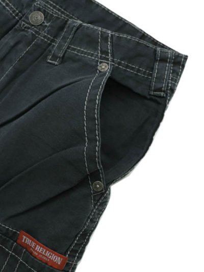 画像4: 【SALE】【送料無料】TRUE RELIGION BIG T CARGO SHORTS JET BLACK