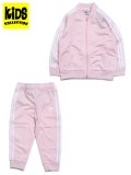 【KIDS】ADIDAS SST TRACK SUIT CLEAR PINK/WHITE