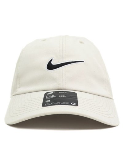 画像2: NIKE CLUB CB SWOOSH L CAP-LIGHT BONE/BLACK