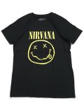 ROCK OFF NIRVANA YELLOW HAPPY FACE TEE